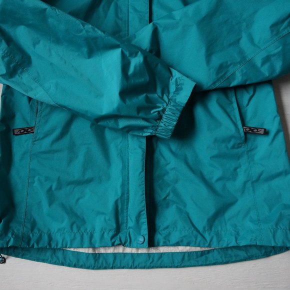 Marmot Precip Rain Jacket Green w Hood Sz M - Picture 4 of 10